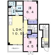 ボヌールMⅣの間取り画像
