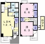 エルパティオ小路東 （D棟）の間取り画像