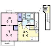 アライブAの間取り画像