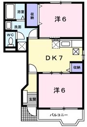 ヴィッラ ルヴゥールの間取り画像