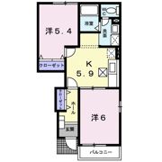 ピュアハイム Ⅰの間取り画像