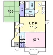 クレスト－ル三笠の間取り画像