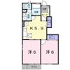 メルヴェーユⅡの間取り画像