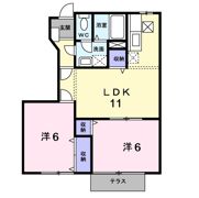 プランドールⅡの間取り画像