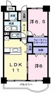 メゾン果林の間取り画像