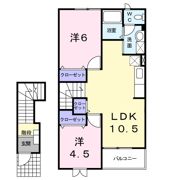 グレイス ヴィラBの間取り画像