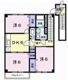 メゾン一ツ谷Aの間取り画像