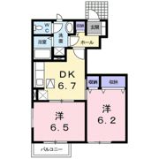 ソレアード・K Ⅰの間取り画像