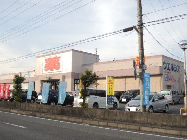 近くのウエルシア阿幸地店まで1,000m（徒歩13分）