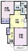 メゾン・アンソレイエの間取り画像