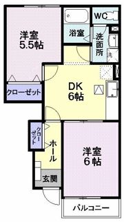 メゾン・アンソレイエの間取り画像