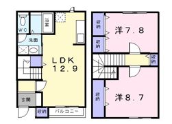 アニメートBの間取り画像