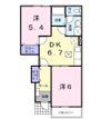 ビサイド・花仙橋Ⅱの間取り画像