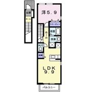 サニーブレインの間取り画像