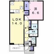 ミユリール．穂高．Aの間取り画像