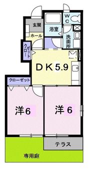 サウスウィンドの間取り画像