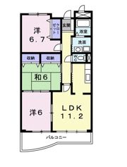 ピュアー双葉の間取り画像