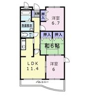 ピュアー双葉の間取り画像