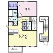 アンソレイユの間取り画像