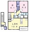 グレイス スクエア A棟の間取り画像