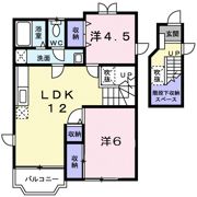 パークサイドN・Bの間取り画像