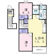 コモド・タウン・M－Bの間取り画像