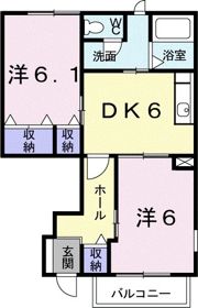 フォルモーント郷古Ⅲの間取り画像