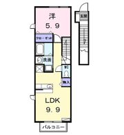 ファミール花塚の間取り画像