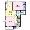 リバーウエスト Aの間取り画像