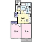 クリースⅡの間取り画像