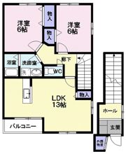 ラフィネ・ドミールの間取り画像