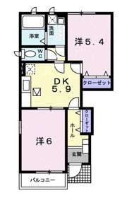 ル・グランブルーBの間取り画像