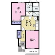 ル・グランブルーBの間取り画像