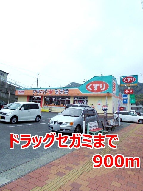 近くのドラッグセガミまで900m(徒歩12分)