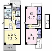 グレースコート Cの間取り画像