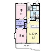 シャルマンコート広沢Aの間取り画像