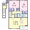 アーバン縄手Bの間取り画像