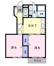 アーバン縄手Cの間取り画像