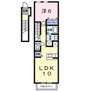 カサデプラシードⅠの間取り画像