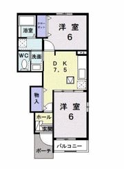 アブニールⅩⅤの間取り画像