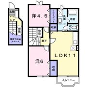 ビレッジ上木戸Aの間取り画像