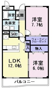 グランドール吉根の間取り画像