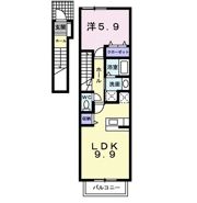 コスモスコーポSOTAⅡAの間取り画像