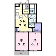 カラバッサ小野Aの間取り画像