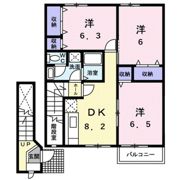 ガーデンハイツAの間取り画像