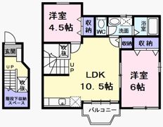 ヴィコロ・アロッジオⅠの間取り画像