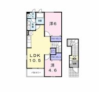 ガーデンヒルズ Bの間取り画像