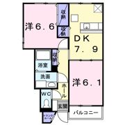 ソレイユみついの間取り画像