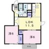 VIVACE雷神B棟の間取り画像
