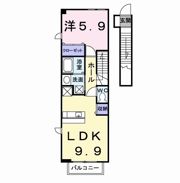 デュエル ミサキCの間取り画像